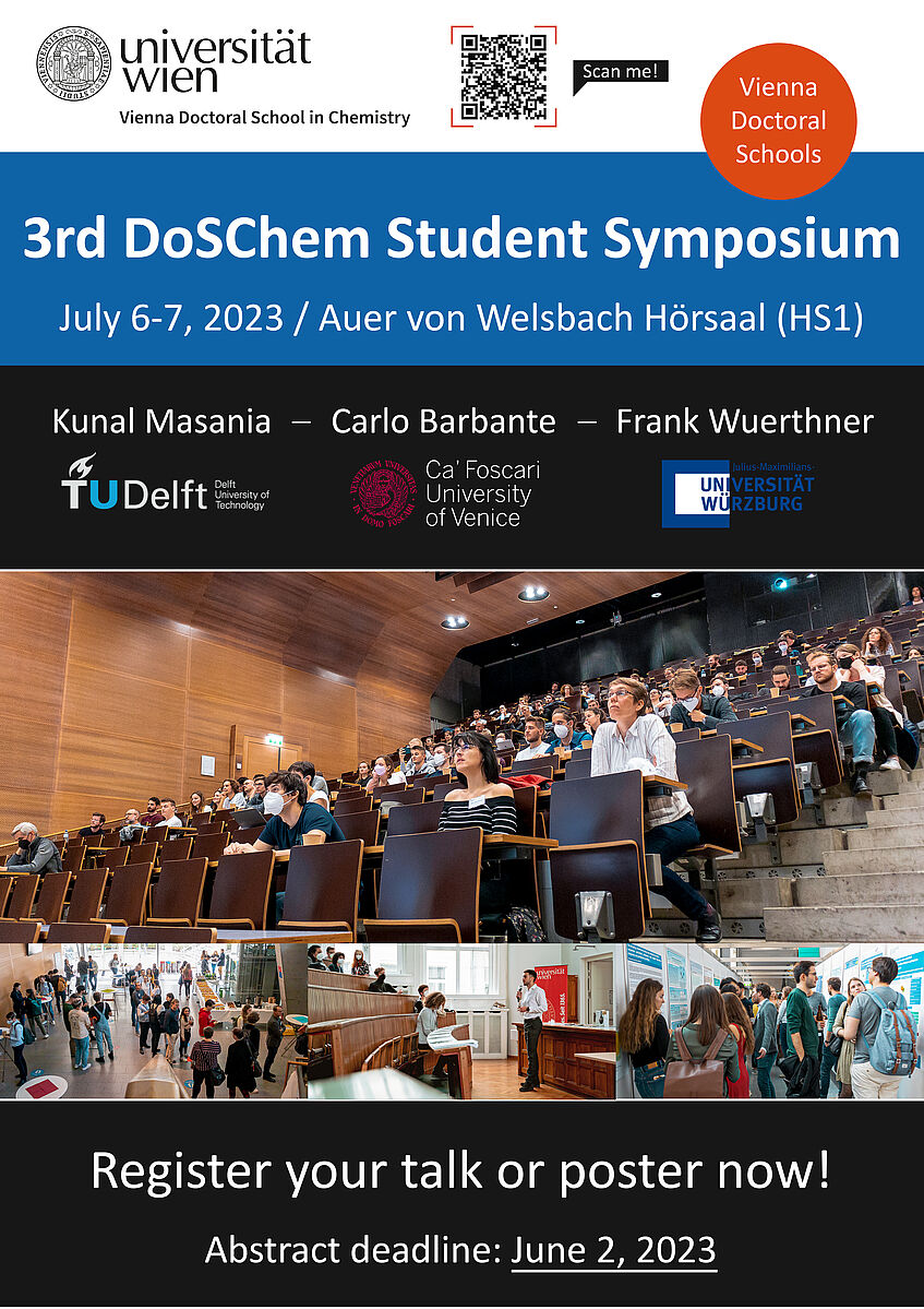 Poster of the DoSChem Student Symposium July 6-7, 2023